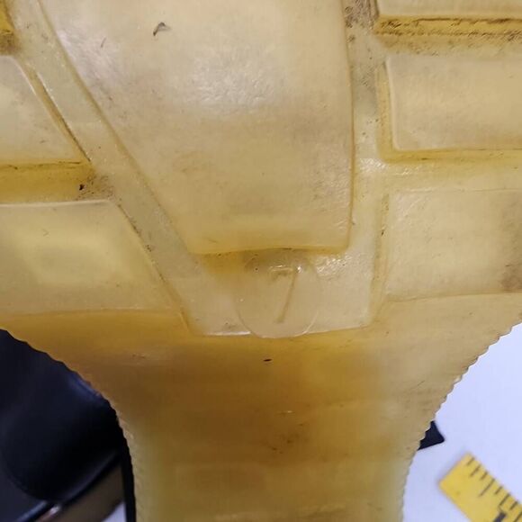 TBA To Be Announced Women's 7 Ankle-strap black Chunky Utility Thread Heel - Picture 7 of 9